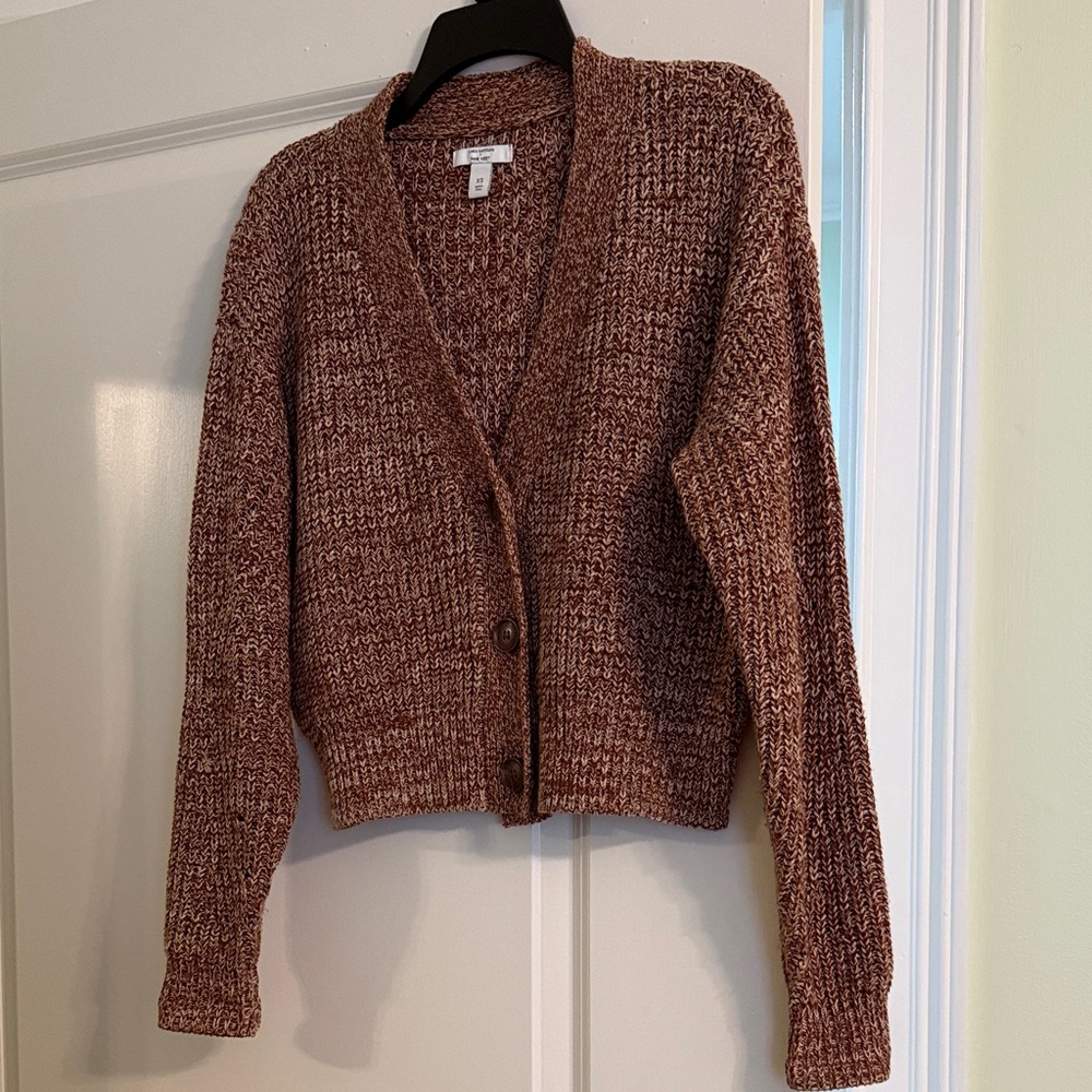 Nine West Tan Knit Cardigan